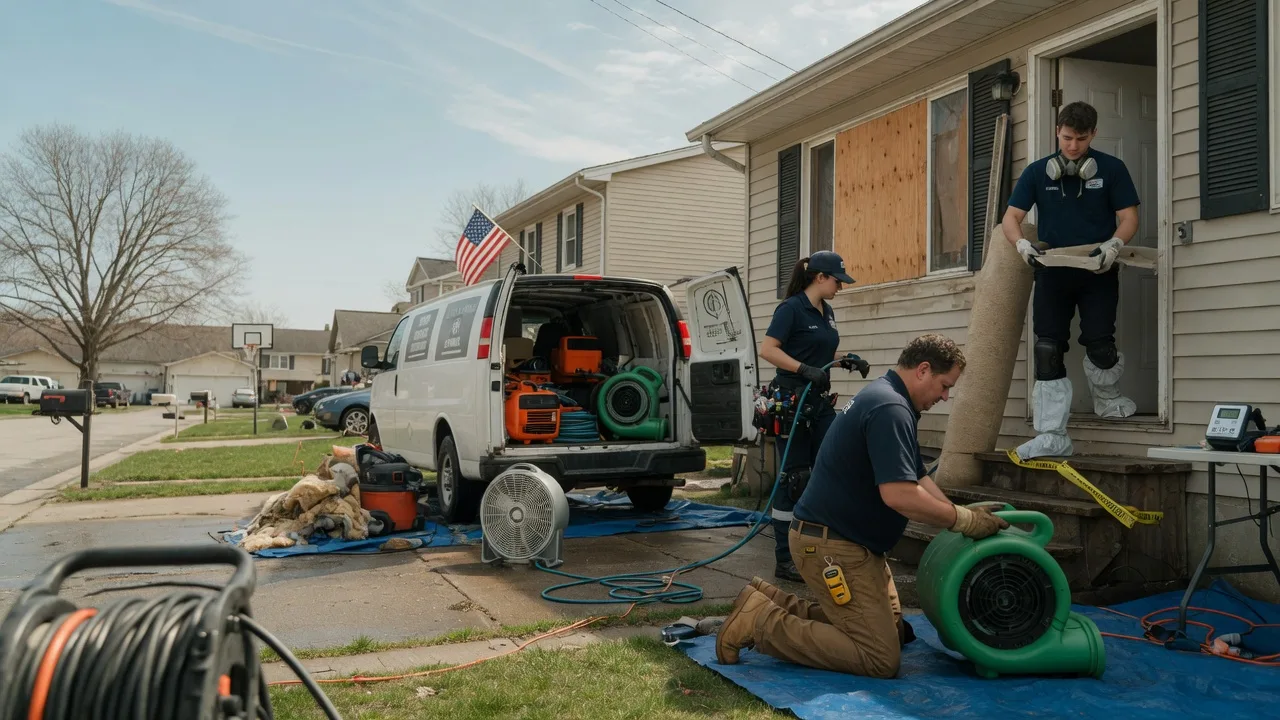 Water Damage Restoration in Salesville, OH near me